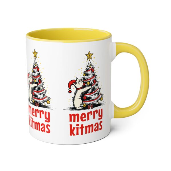 Merry Kitmas Accent Mugs, 11oz - Image 24