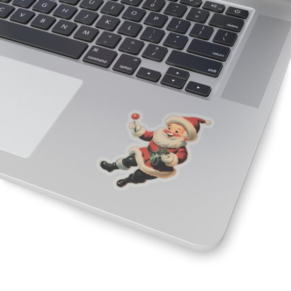 Vintage Santa Christmas Kiss-Cut Sticker - Image 11