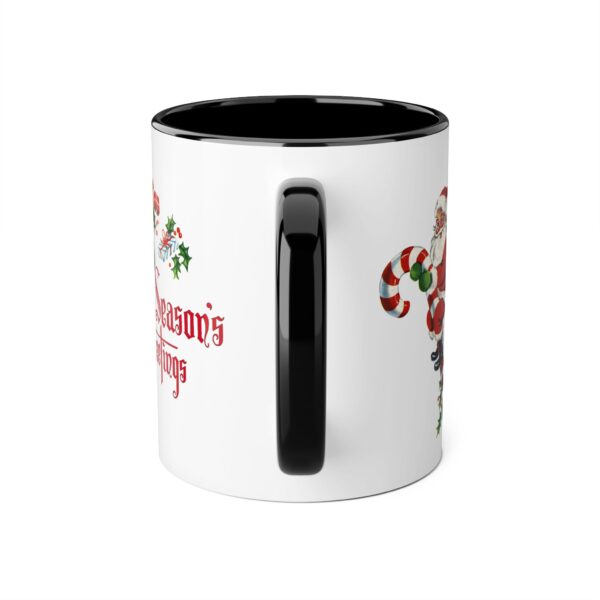 Season's Greetings Holiday Accent Mugs, 11oz - Image 7