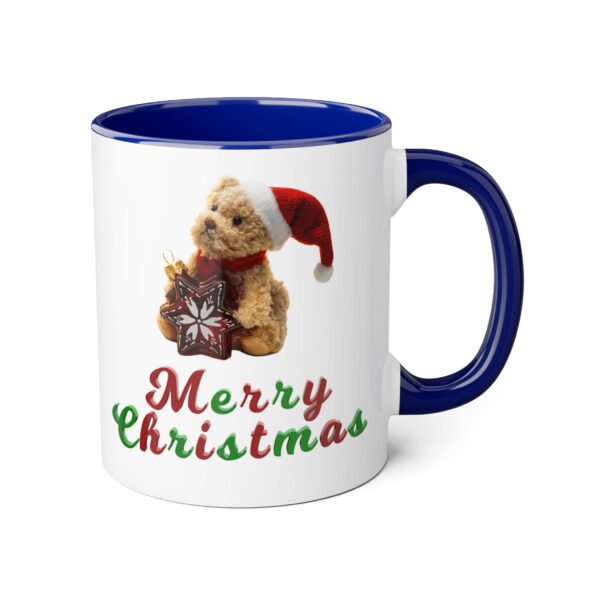 Merry Christmas Bear Accent Mugs, 11oz - Image 12