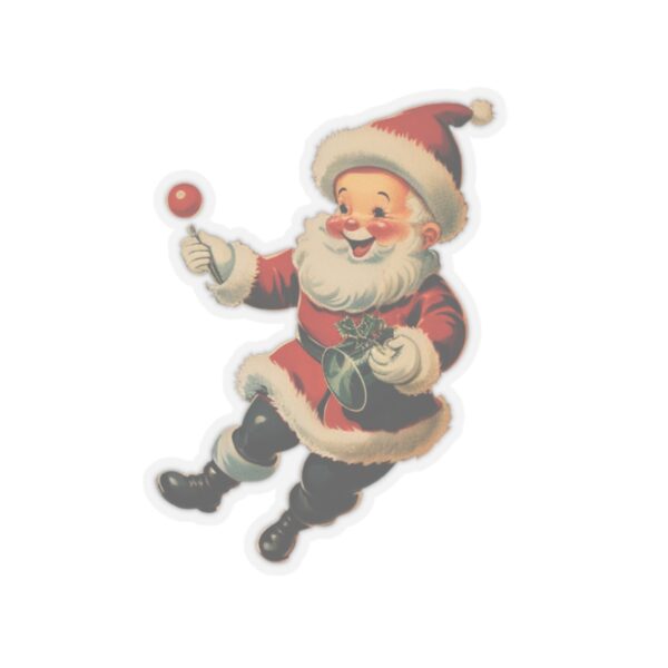 Vintage Santa Christmas Kiss-Cut Sticker - Image 16