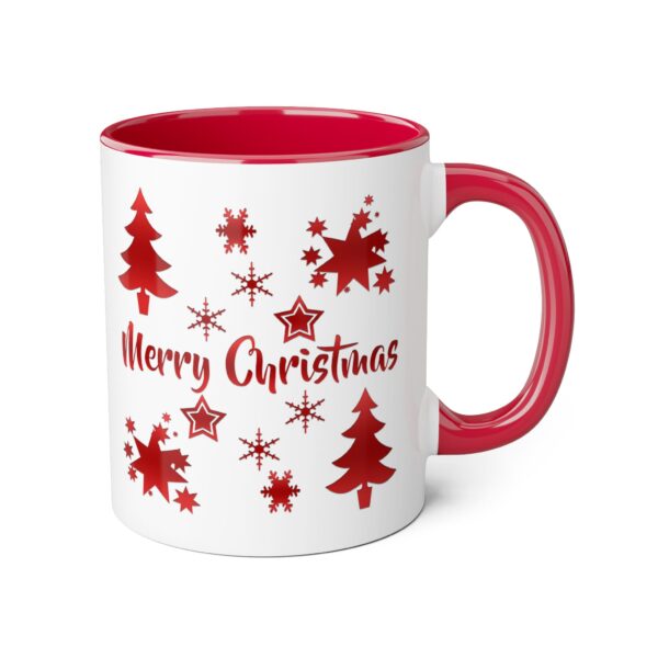 Merry Christmas Accent Mugs, 11oz - Image 4