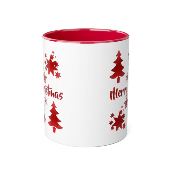 Merry Christmas Accent Mugs, 11oz - Image 2