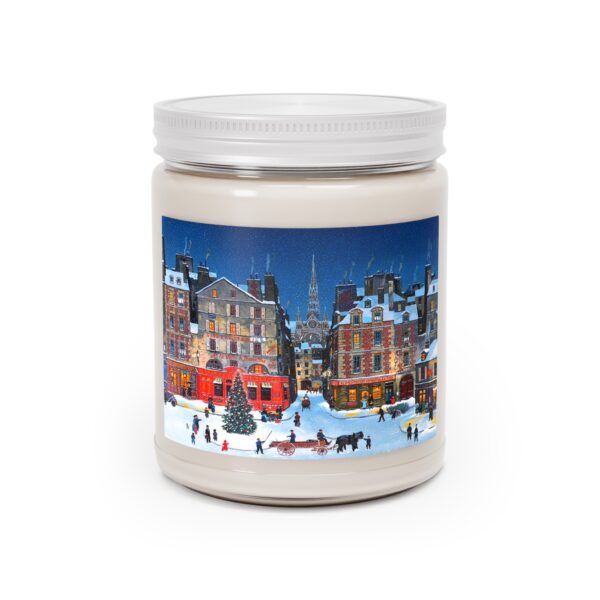 Retro Christmas Scene Scented Candles, 9oz - Image 5