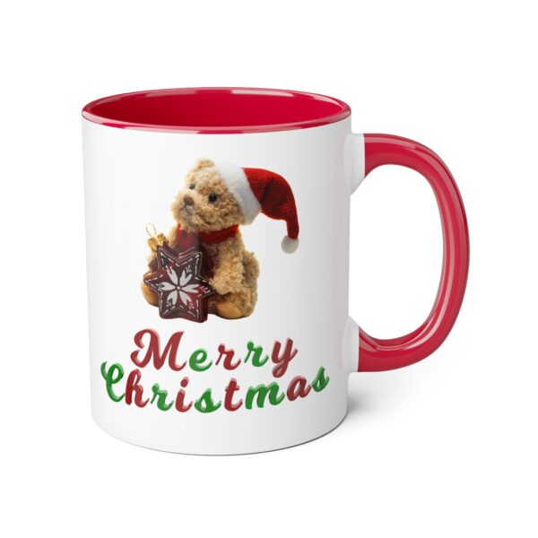 Merry Christmas Bear Accent Mugs, 11oz - Image 16