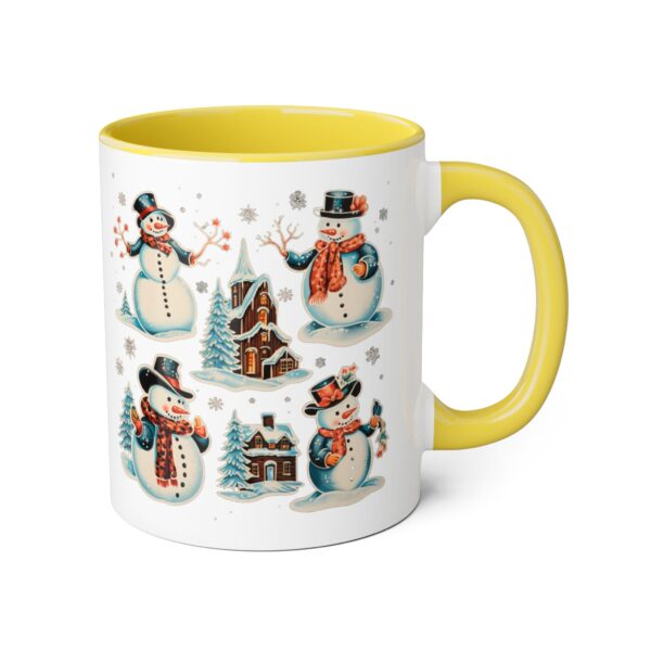 Vintage Christmas Accent Mugs, 11oz - Image 24