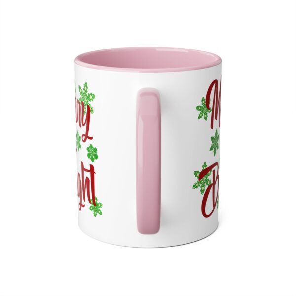 Merry & Bright Christmas Accent Mugs, 11oz - Image 15