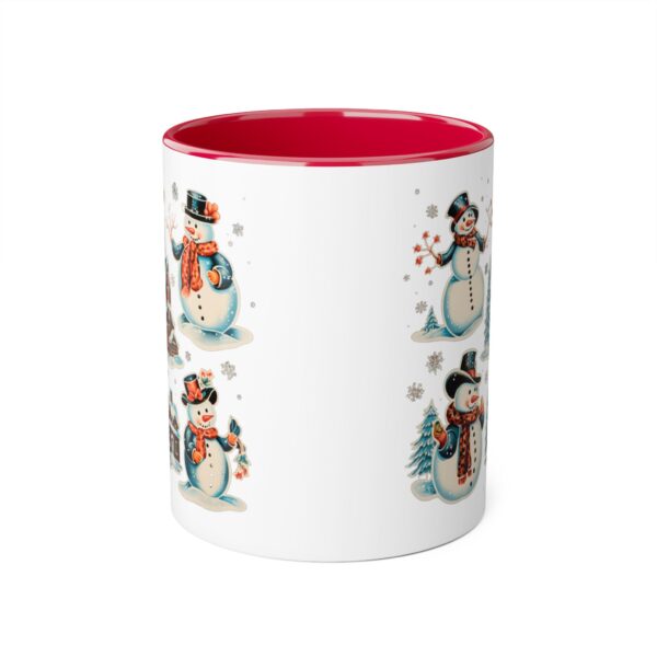 Vintage Christmas Accent Mugs, 11oz - Image 17