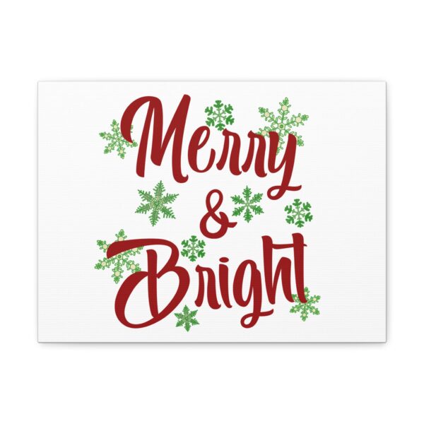 Merry & Bright Vintage Christmas Canvas Gallery Wraps - Image 11