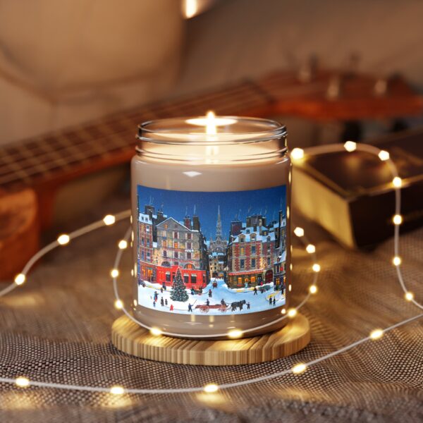 Retro Christmas Scene Scented Candles, 9oz - Image 7