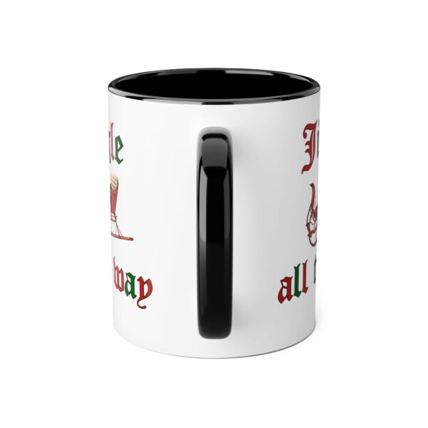 Jingle all the Way Christmas Accent Mugs, 11oz - Image 7