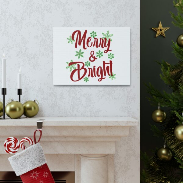 Merry & Bright Vintage Christmas Canvas Gallery Wraps - Image 15