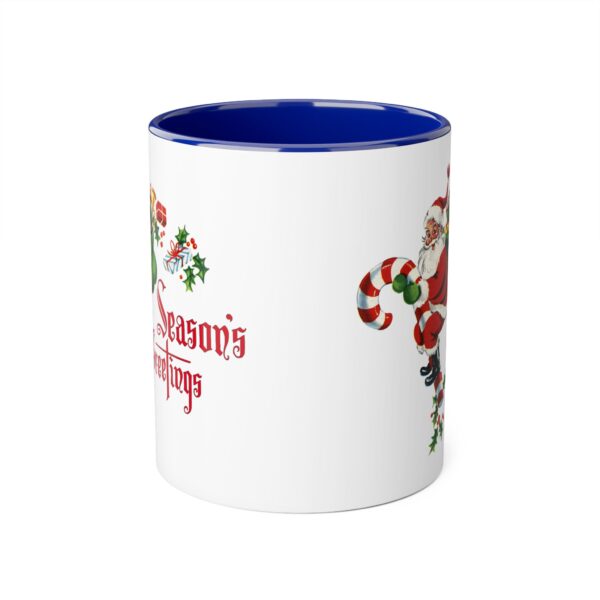 Season's Greetings Holiday Accent Mugs, 11oz - Image 2