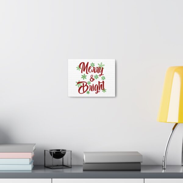 Merry & Bright Vintage Christmas Canvas Gallery Wraps - Image 4