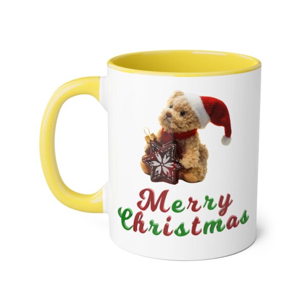 Merry Christmas Bear Accent Mugs, 11oz - Image 18