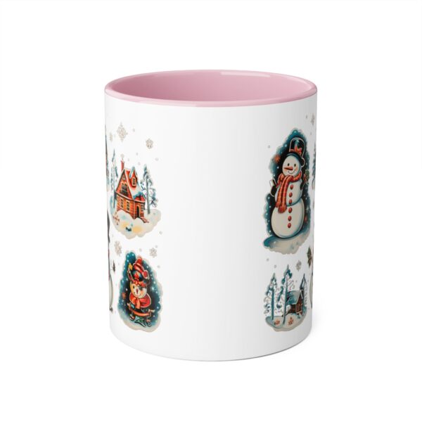 Vintage Christmas Accent Mugs, 11oz - Image 13