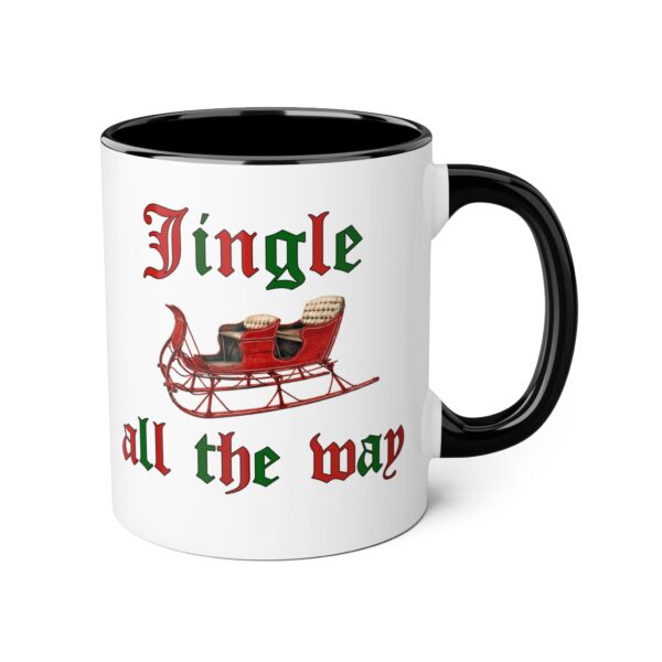 Jingle all the Way Christmas Accent Mugs, 11oz - Image 8