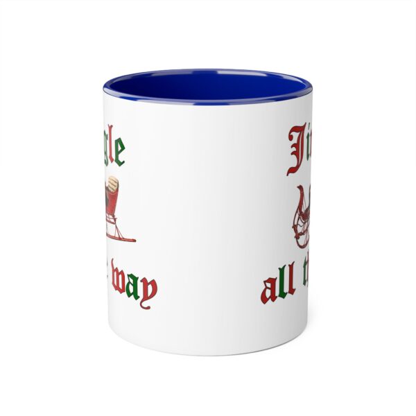 Jingle all the Way Christmas Accent Mugs, 11oz - Image 9