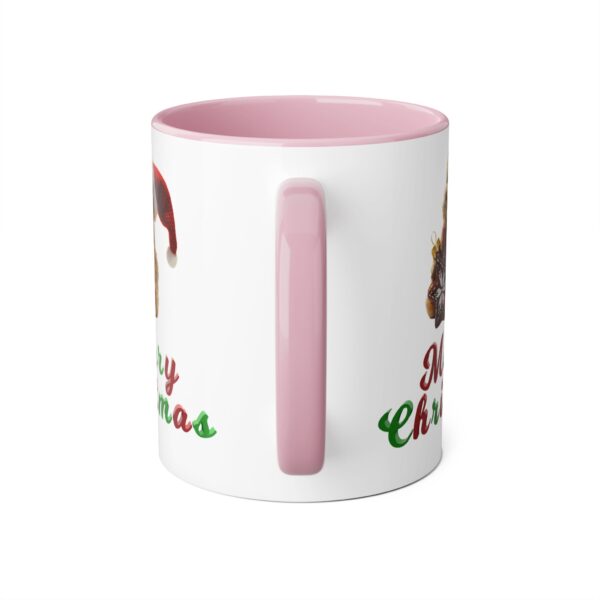 Merry Christmas Bear Accent Mugs, 11oz - Image 3