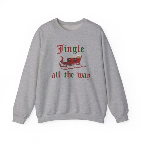 Jingle all the Way Vintage Christmas Unisex Heavy Blend™ Crewneck Sweatshirt - Image 2