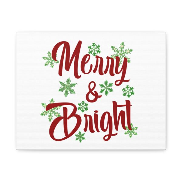 Merry & Bright Vintage Christmas Canvas Gallery Wraps - Image 6