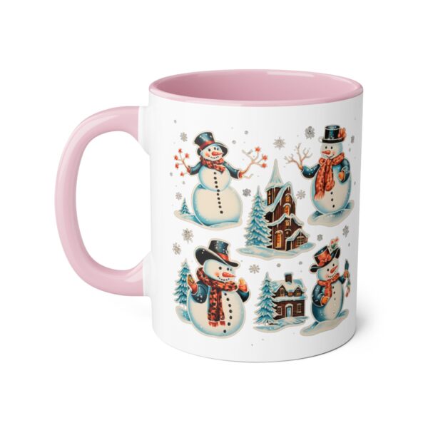 Vintage Christmas Accent Mugs, 11oz - Image 14