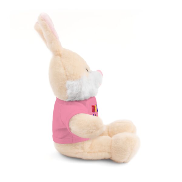 Merry Kidsmas Bunny Stuffed Animal with Tee - Image 6