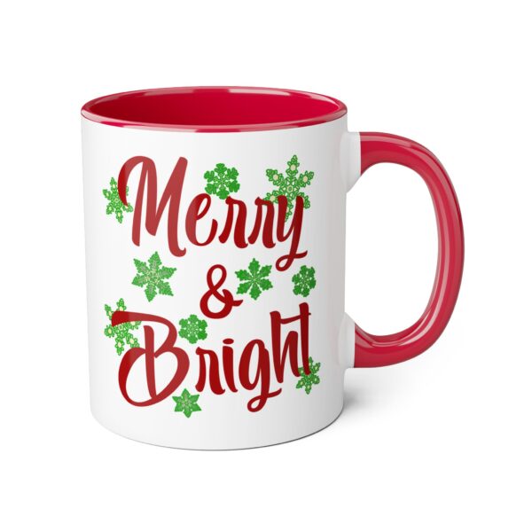 Merry & Bright Christmas Accent Mugs, 11oz - Image 20