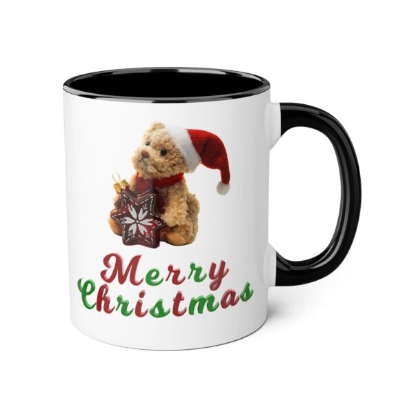 Merry Christmas Bear Accent Mugs, 11oz - Image 8