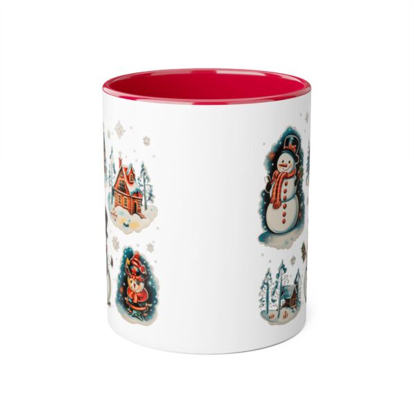 Vintage Christmas Accent Mugs, 11oz - Image 17