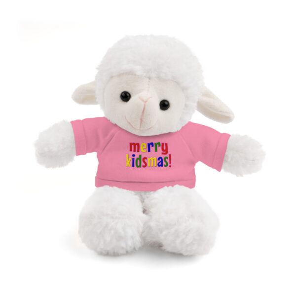 Merry Kidsmas Sheep Stuffed Animal with Tee - Image 5