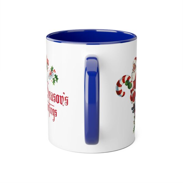 Season's Greetings Holiday Accent Mugs, 11oz - Image 4