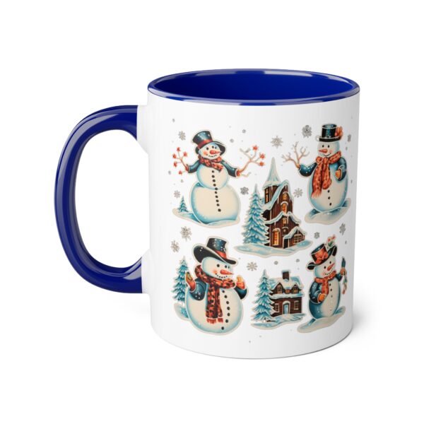 Vintage Christmas Accent Mugs, 11oz - Image 10