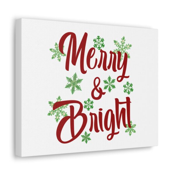 Merry & Bright Vintage Christmas Canvas Gallery Wraps - Image 7