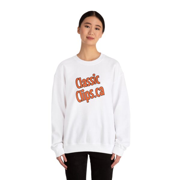 Classic Clips Brand Unisex Heavy Blend™ Crewneck Sweatshirt with Logo on Chest - Image 3