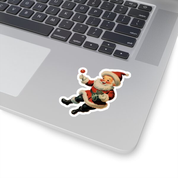 Vintage Santa Christmas Kiss-Cut Sticker - Image 14