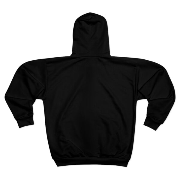 Classic Clips Brand Unisex Zip Hoodie (AOP) with Logo on Upper Breast - Image 2