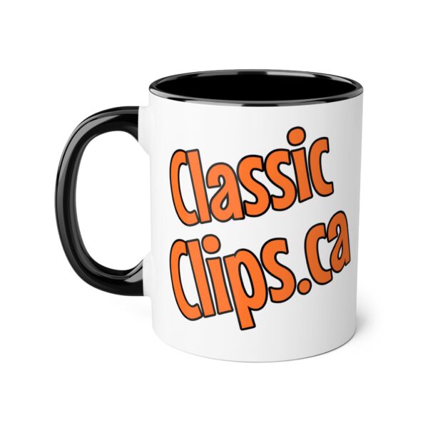 Classic Clips Brand Accent Mugs, 11oz