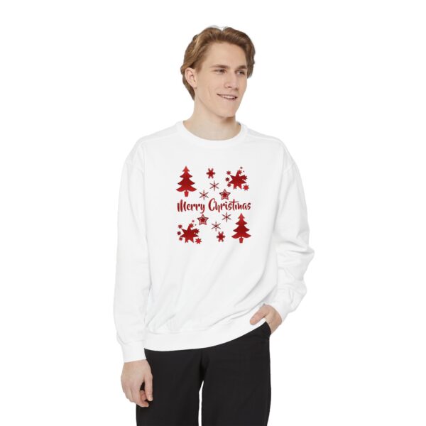 Merry Christmas Unisex Garment-Dyed Sweatshirt