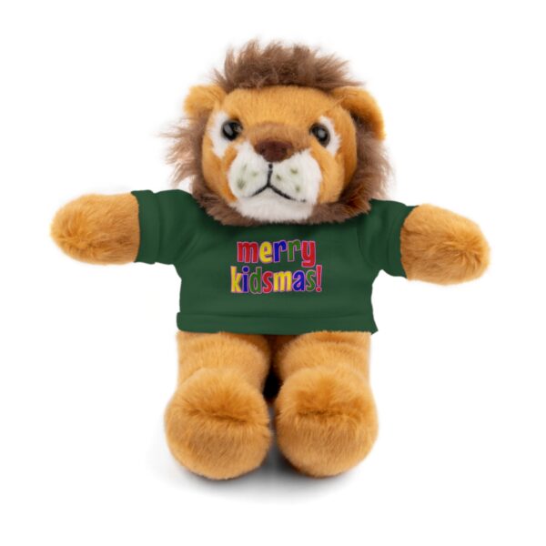 Merry Kidsmas Lion Stuffed Animal with Tee