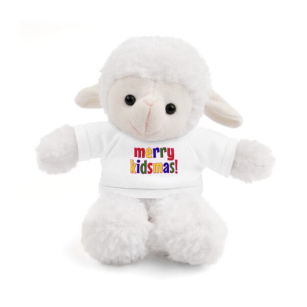 Merry Kidsmas Sheep Stuffed Animal with Tee - Image 6