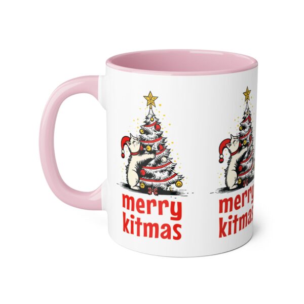 Merry Kitmas Accent Mugs, 11oz - Image 18