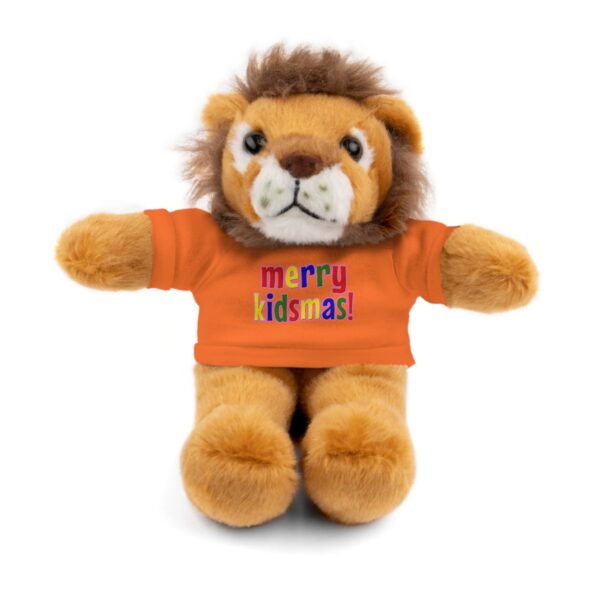 Merry Kidsmas Lion Stuffed Animal with Tee - Image 5