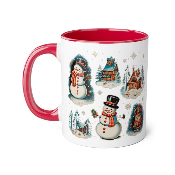 Vintage Christmas Accent Mugs, 11oz - Image 18