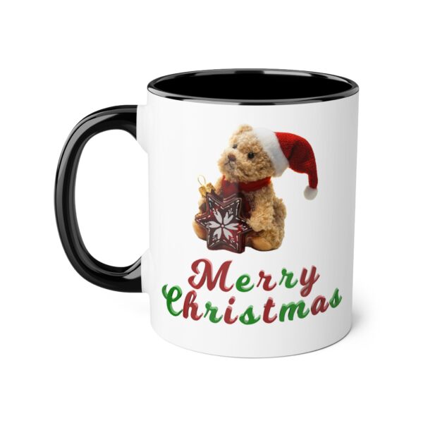 Merry Christmas Bear Accent Mugs, 11oz - Image 5