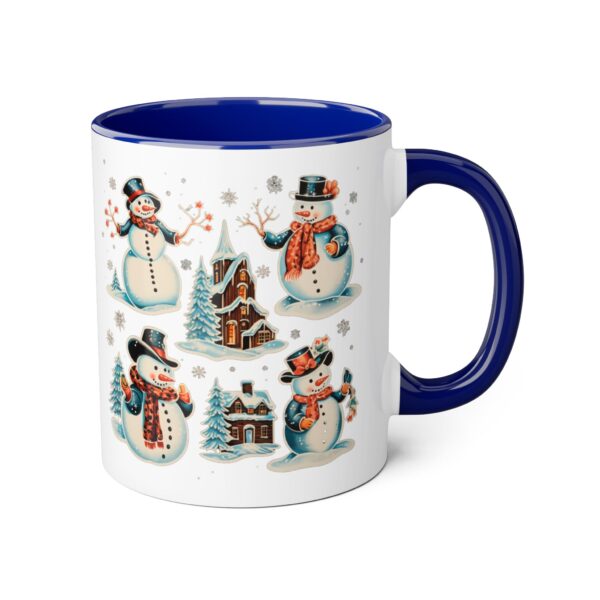 Vintage Christmas Accent Mugs, 11oz - Image 12