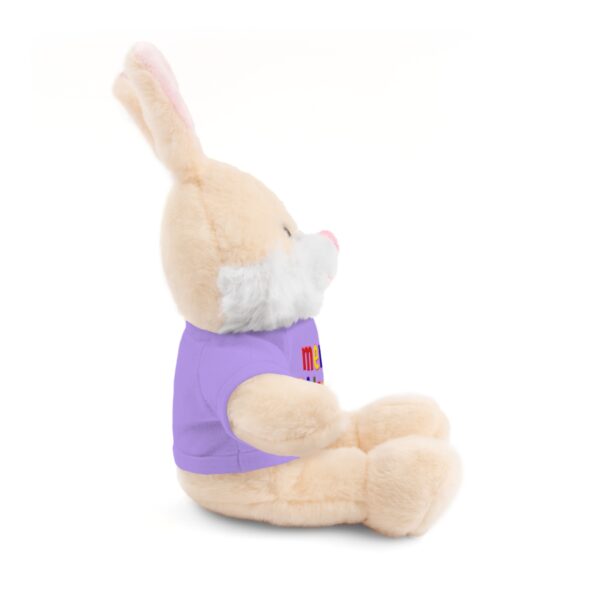 Merry Kidsmas Bunny Stuffed Animal with Tee - Image 2