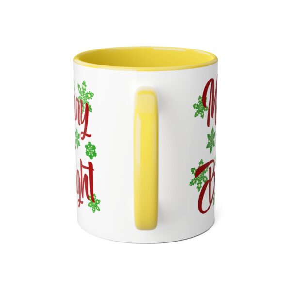 Merry & Bright Christmas Accent Mugs, 11oz - Image 23