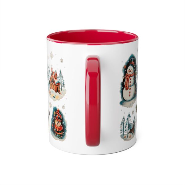 Vintage Christmas Accent Mugs, 11oz - Image 19