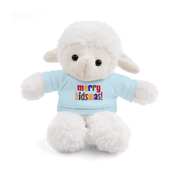 Merry Kidsmas Sheep Stuffed Animal with Tee - Image 4